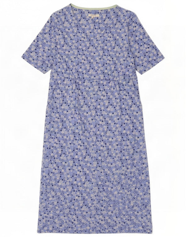 White Stuff Womens Maxi Dress UK 10 Small Blue Floral