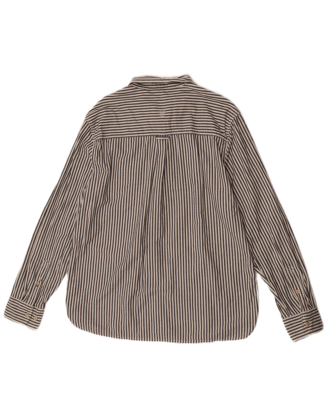 Fat Face Mens Shirt XL White Pinstripe Cotton