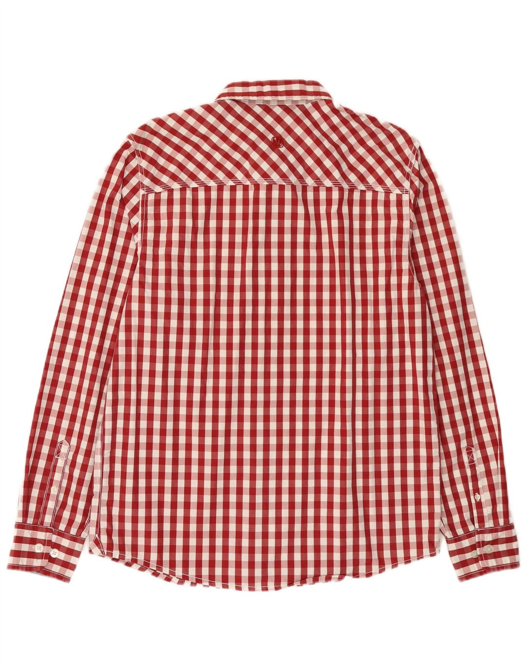 FAT FACE Mens Shirt Medium Red Gingham Cotton