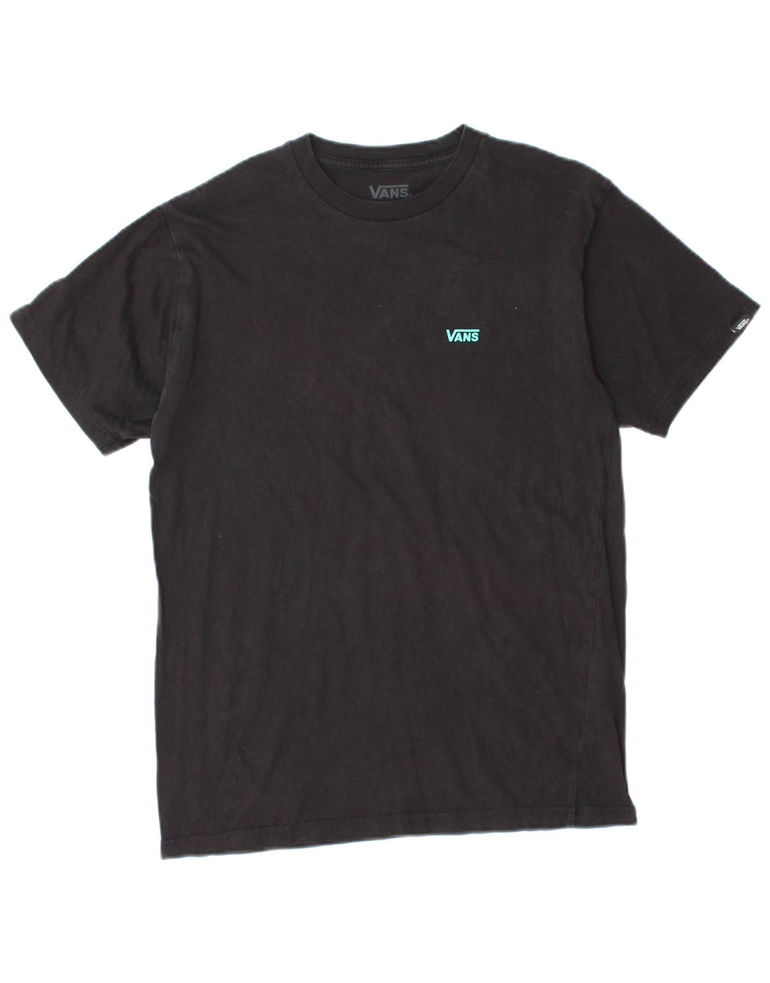 VANS Mens Classic Fit T-Shirt Top Small Black Cotton