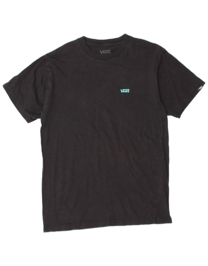 VANS Mens Classic Fit T-Shirt Top Small Black Cotton