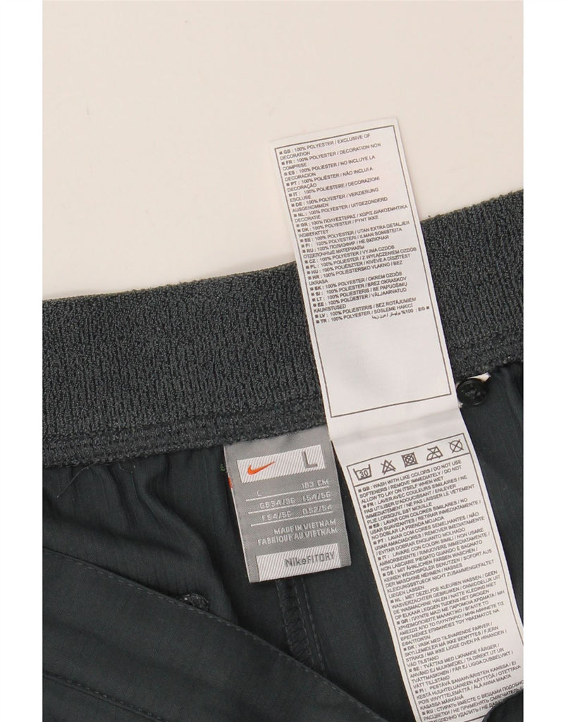 NIKE Mens Chino Shorts Large W37  Grey Polyester Vintage Nike and Second-Hand Nike from Messina Hembry 