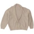 Vintage Mens Double Breasted Cardigan Sweater Medium Grey