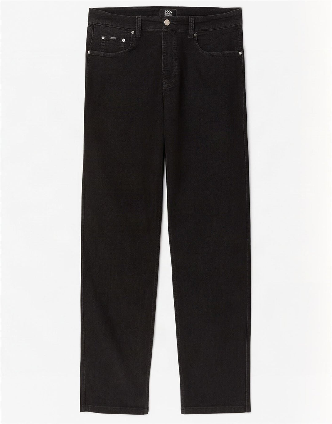 Hugo Boss Mens Straight Casual Trousers W32 L30 Black