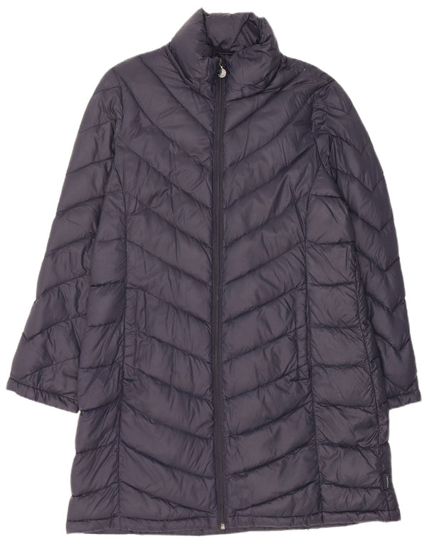 Calvin Klein Womens Padded Coat UK 16 Large Navy Blue Nylon