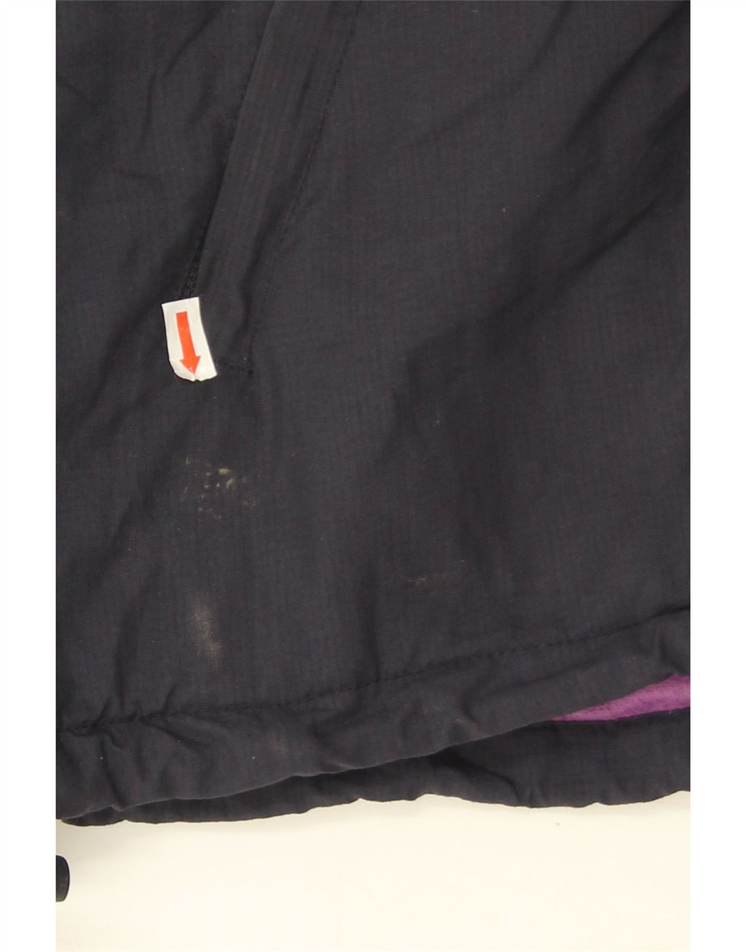 Superdry Womens Graphic Windbreaker Jacket UK 14 Medium Navy Blue