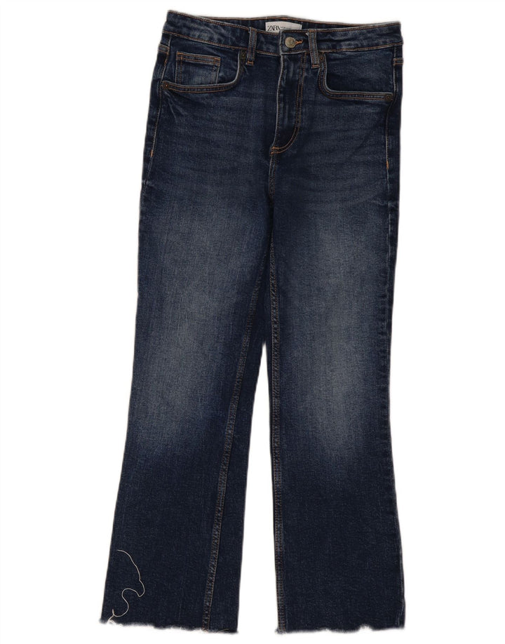 Zara Womens Bootcut Jeans EU 36 XS W26 L25 Navy Blue