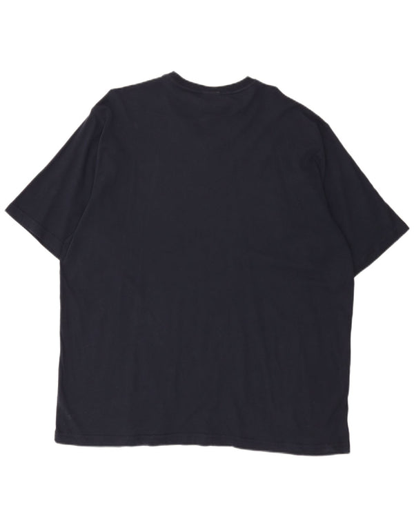 Adidas Mens T-Shirt Top XL Navy Blue Cotton