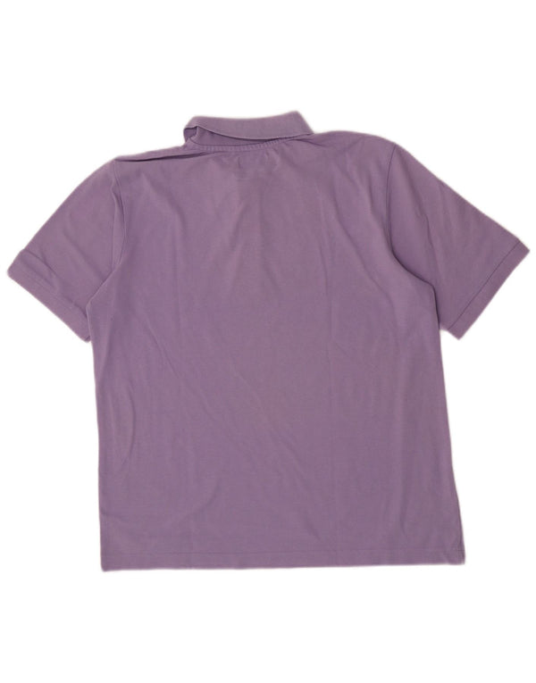 Kappa Mens Polo Shirt Medium Purple Cotton