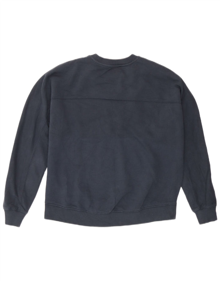 MINT VELVET Womens Graphic Sweatshirt Jumper UK 10 Small Navy Blue