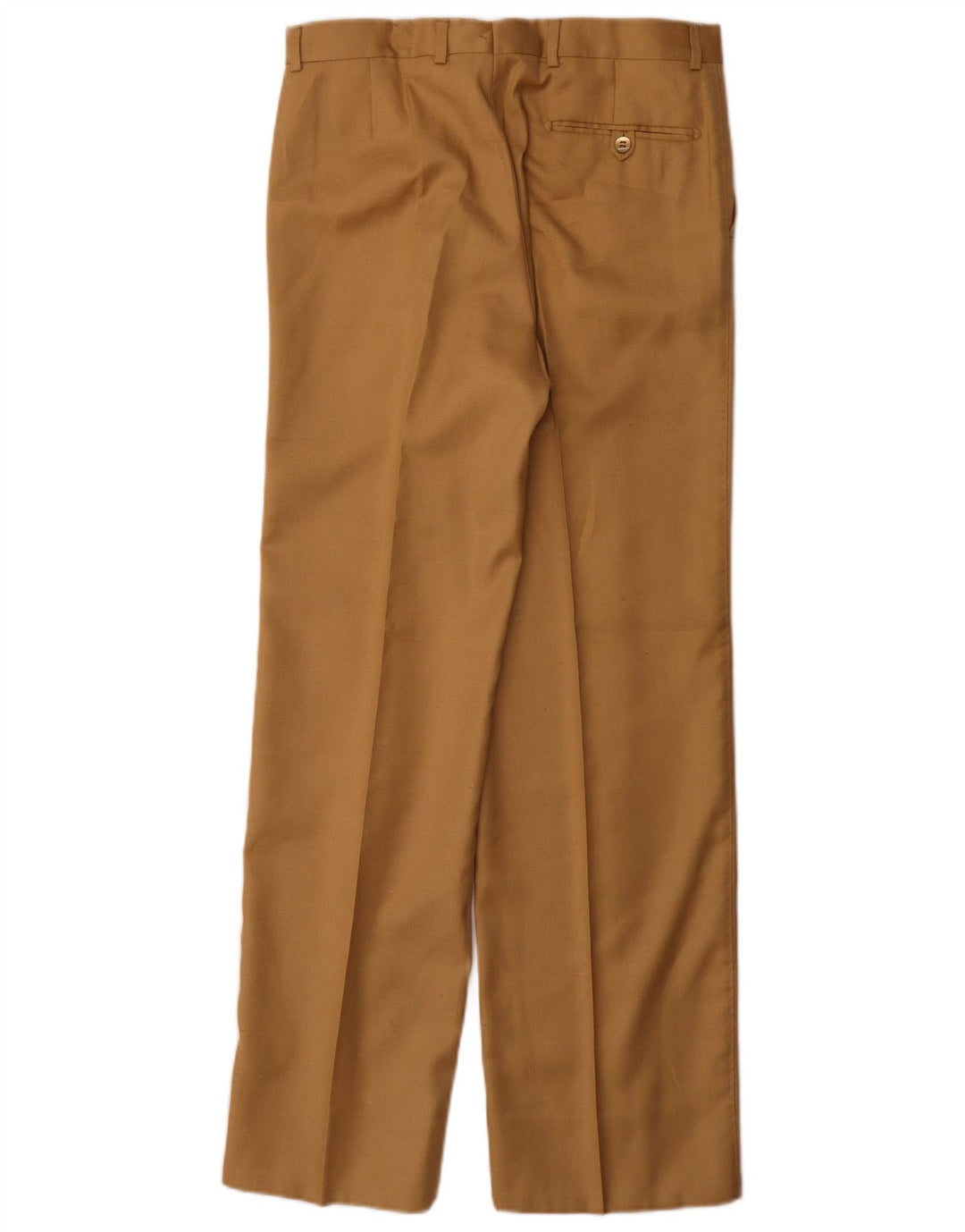 Vintage Mens Straight Suit Trousers IT 48 Medium W30 L32 Beige