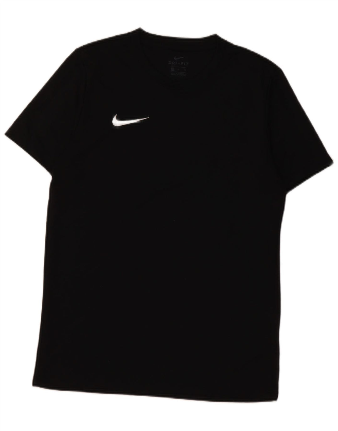 Nike Mens Dri Fit T-Shirt Top Medium Black Polyester