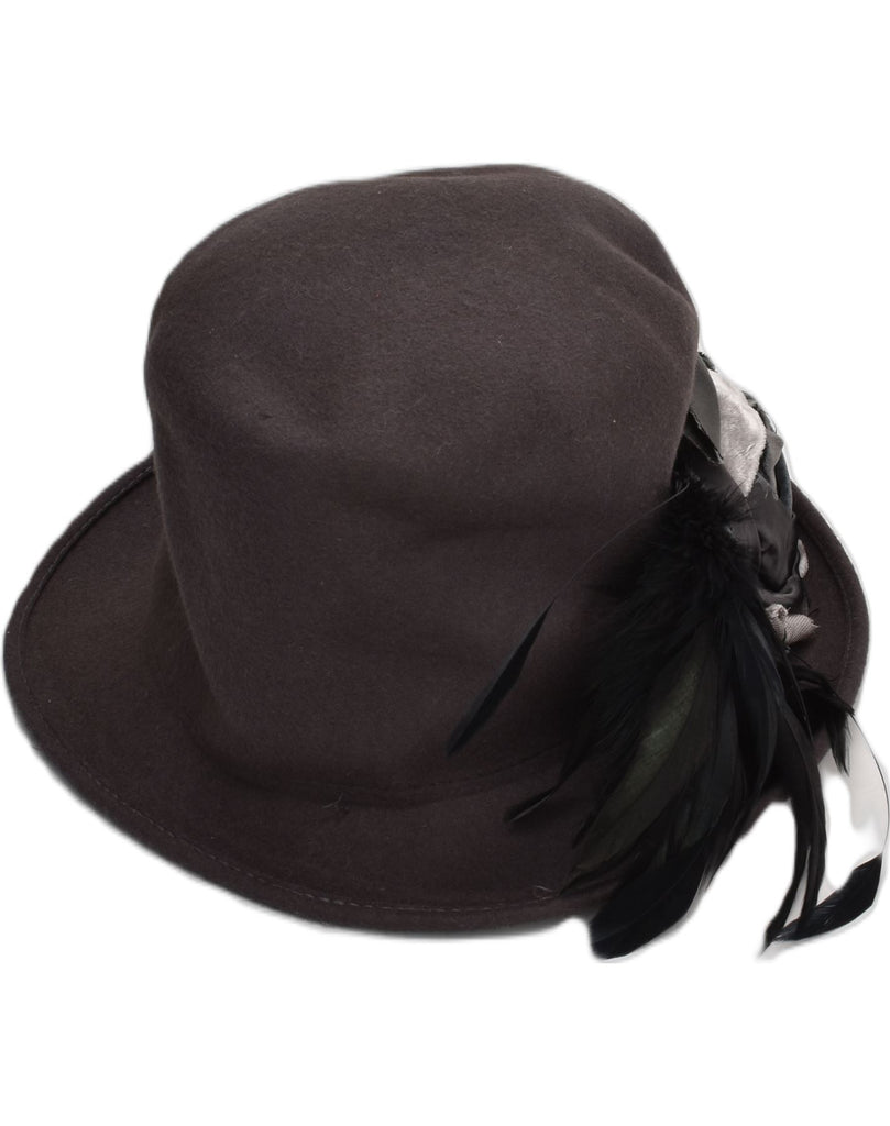 VINTAGE Womens Fedora Hat Medium Grey | Vintage Vintage | Thrift | Second-Hand Vintage | Used Clothing | Messina Hembry 