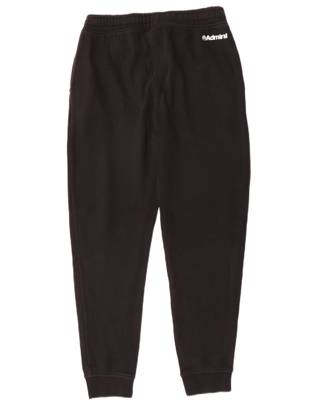 Admiral Mens Tracksuit Trousers Joggers Medium Black Cotton
