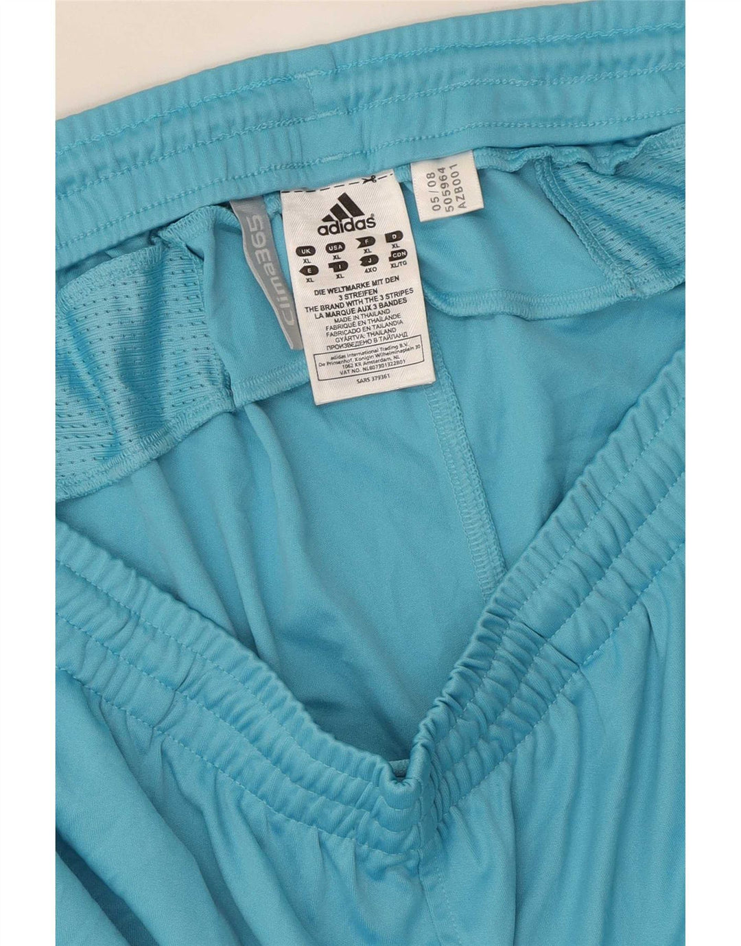 Adidas Mens Climacool Sport Shorts XL  Blue Colourblock Polyester