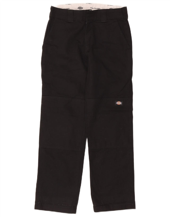Dickies Mens Slim Straight Cargo Trousers W30 L30 Black Polyester