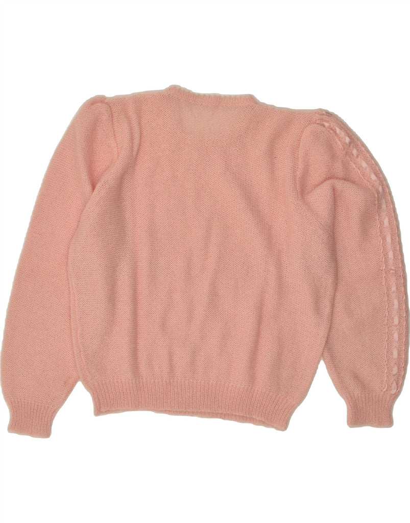 VINTAGE Womens Crew Neck Jumper Sweater UK 14 Large Pink | Vintage Vintage | Thrift | Second-Hand Vintage | Used Clothing | Messina Hembry 