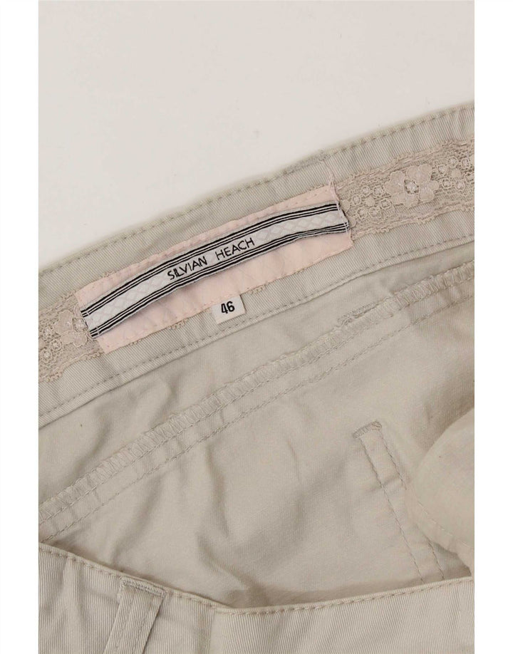 Silvian Heach Womens Cargo Shorts IT 46 Large W34  Beige