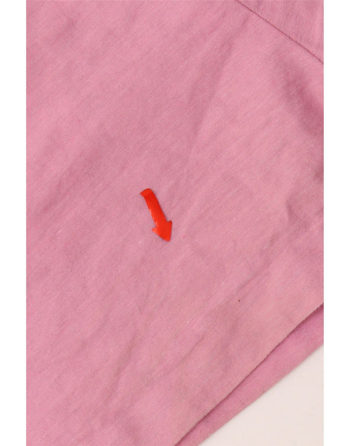 Zara Womens High Waist Hot Pants Medium W28  Pink Cotton