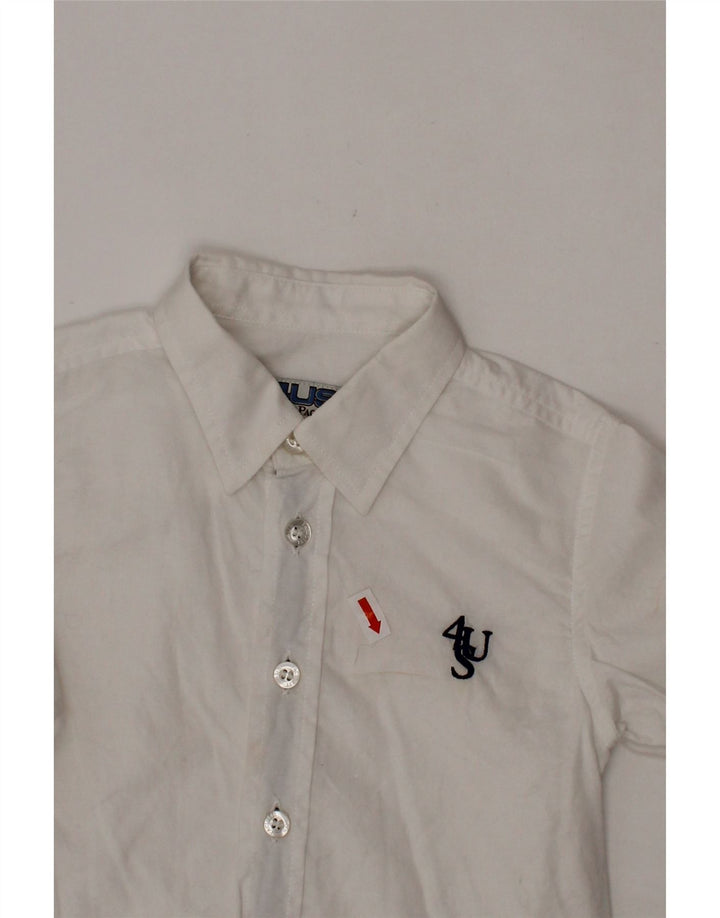 CESARE PACIOTTI 4US Baby Boys Shirt 9-12 Months White Cotton