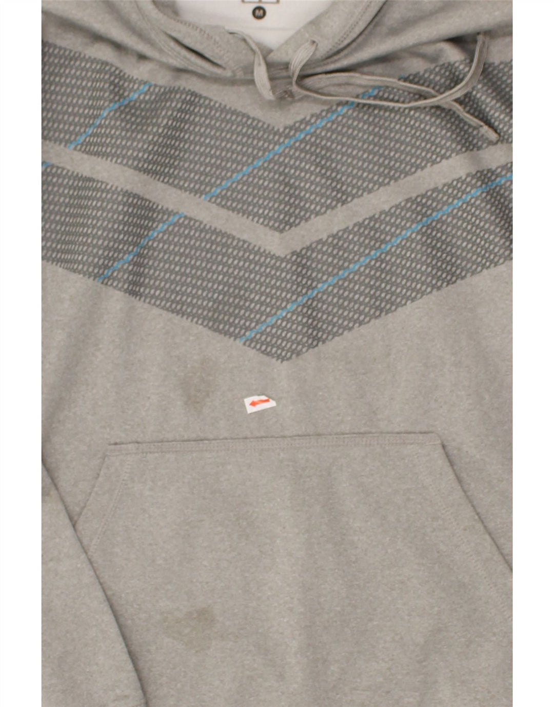 NIKE Mens Therma-Fit Hoodie Jumper Medium Grey Polyester | Vintage Nike | Thrift | Second-Hand Nike | Used Clothing | Messina Hembry 