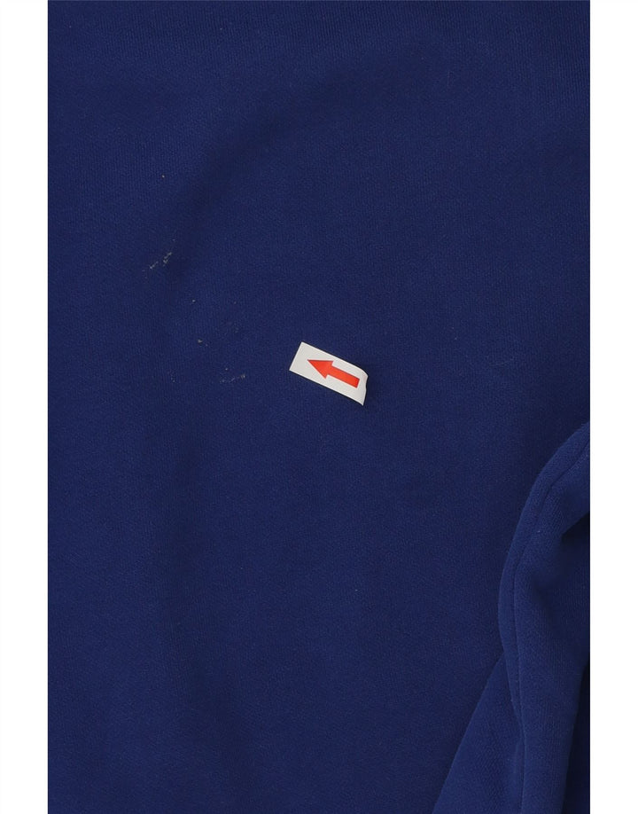 Puma Mens Graphic Sweatshirt Jumper 2XL Blue Colourblock Cotton