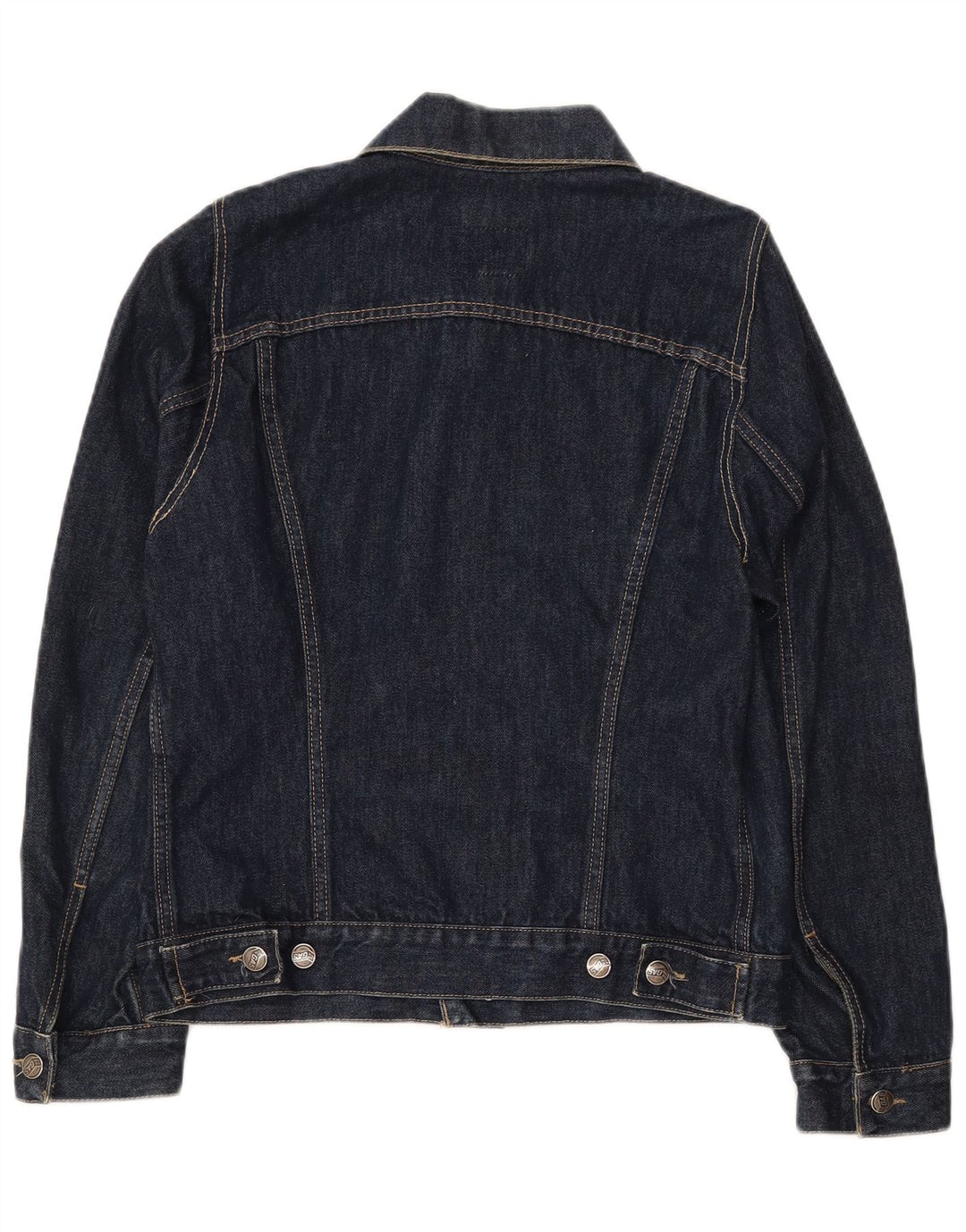 GAS Mens Blazer Jacket UK 36 Small Navy Blue Cotton