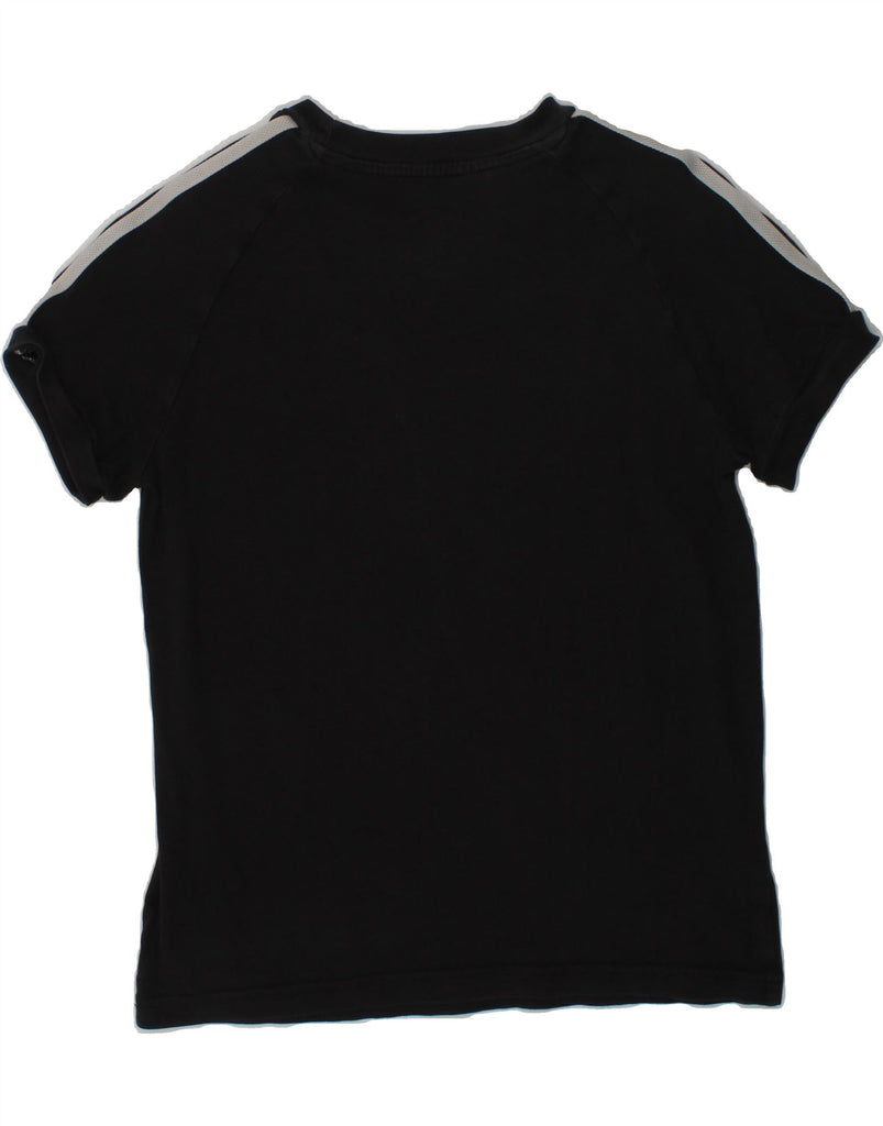 ADIDAS Boys T-Shirt Top 9-10 Years Black Cotton | Vintage Adidas | Thrift | Second-Hand Adidas | Used Clothing | Messina Hembry 