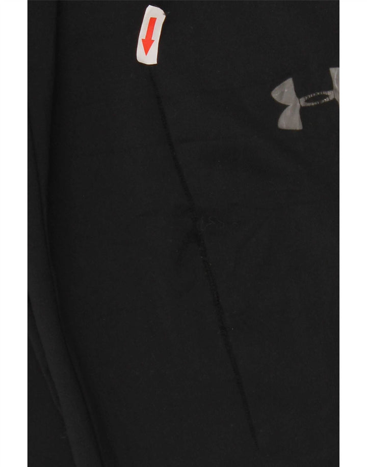 Under Armour Mens Tracksuit Trousers Small Black Polyester