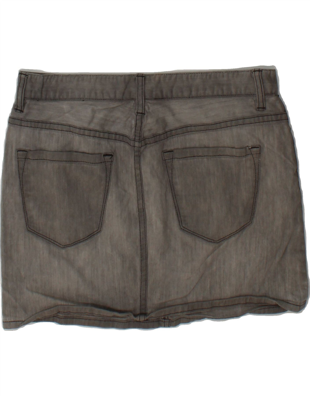 J. CREW Womens Denim Skirt US 4 Small W32  Grey Cotton Vintage J. Crew and Second-Hand J. Crew from Messina Hembry 