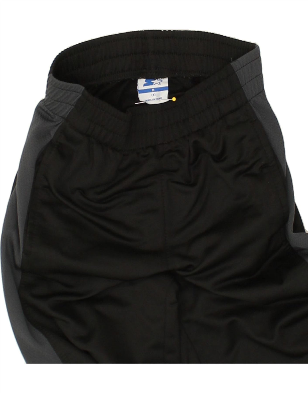 STARTER Boys Tracksuit Trousers 7-8 Years Medium Black Colourblock | Vintage Starter | Thrift | Second-Hand Starter | Used Clothing | Messina Hembry 