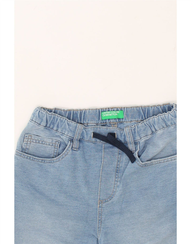 BENETTON Boys Denim Shorts 10-11 Years XL W25  Blue Cotton | Vintage Benetton | Thrift | Second-Hand Benetton | Used Clothing | Messina Hembry 