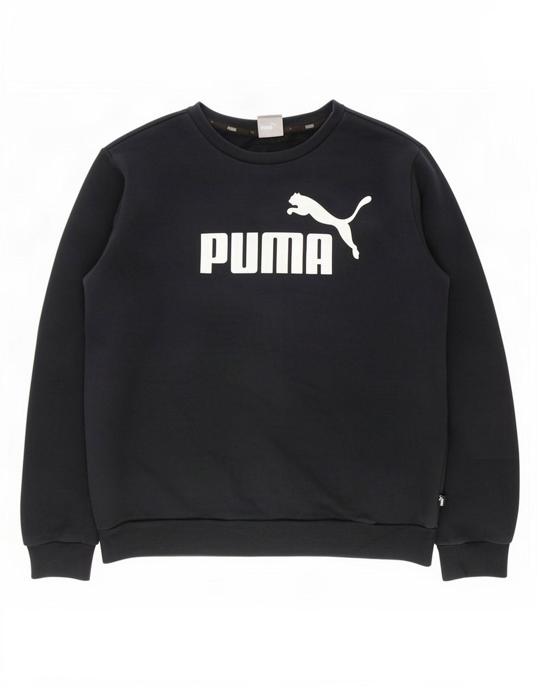 Puma Mens Graphic Sweatshirt Jumper Medium Black Cotton