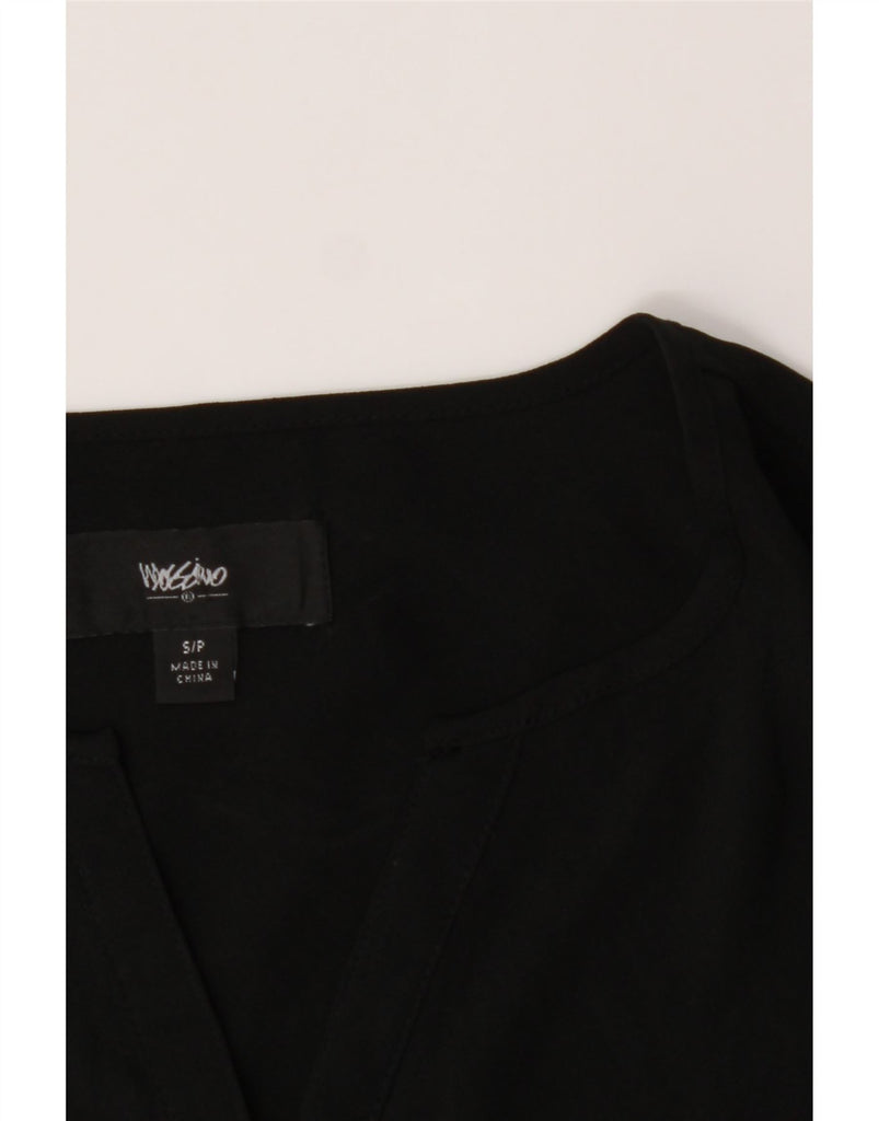 MOSSIMO Womens Oversized Shirt Blouse UK 10 Small Black Polyester Vintage Mossimo and Second-Hand Mossimo from Messina Hembry 