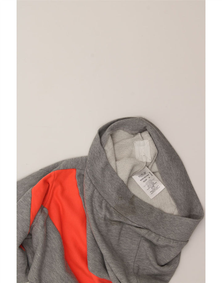 REPLAY Boys Sweatshirt Jumper 14-15 Years Small Grey Colourblock Cotton Vintage Replay and Second-Hand Replay from Messina Hembry 