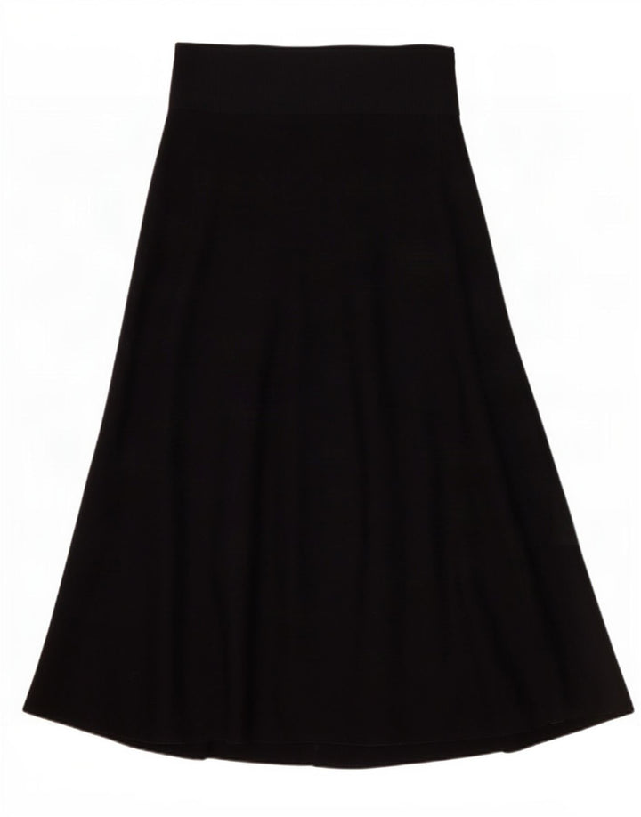 Cos Womens Knit Maxi Skirt Small W27 Navy Blue Wool
