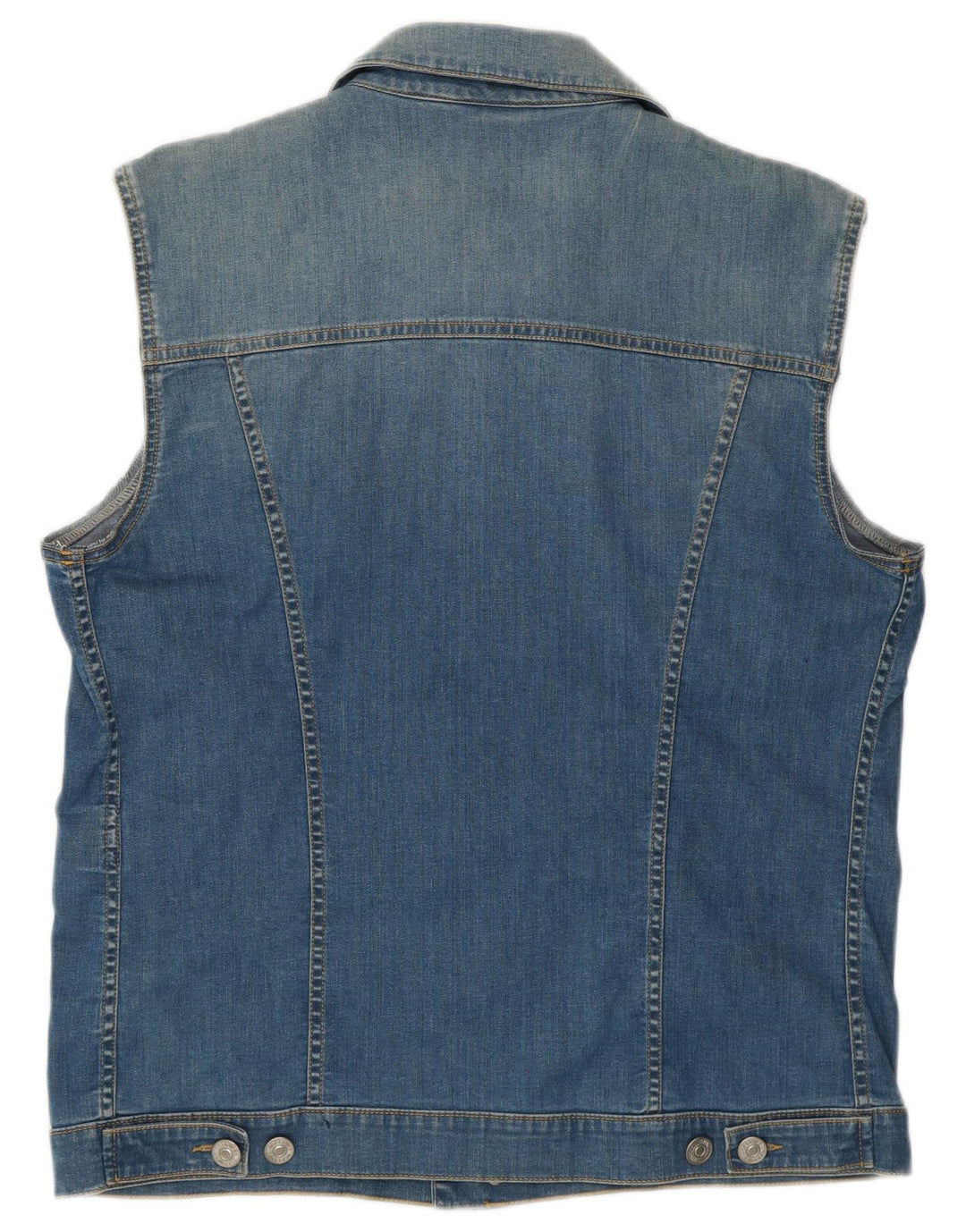 SIVIGLIA Mens Denim Gilet UK 38 Medium Blue