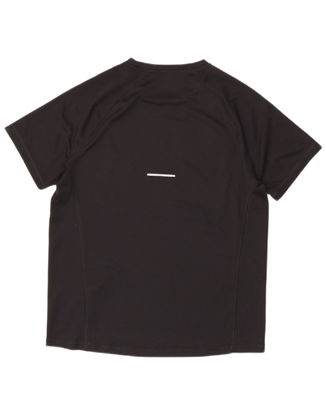 Asics Mens T-Shirt Top Large Black Polyester
