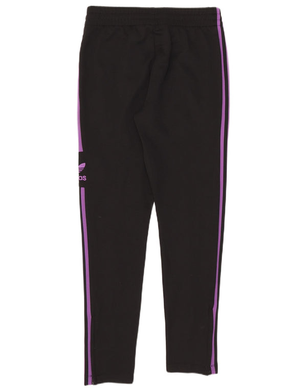 Adidas Womens Tracksuit Trousers UK 10 Small Black Polyester