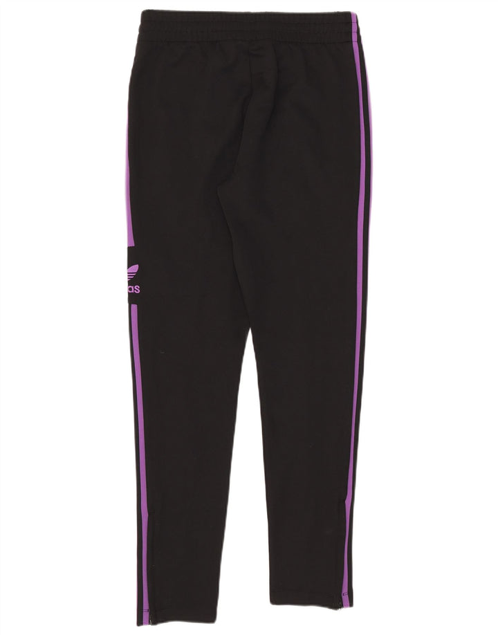 Adidas Womens Tracksuit Trousers UK 10 Small Black Polyester
