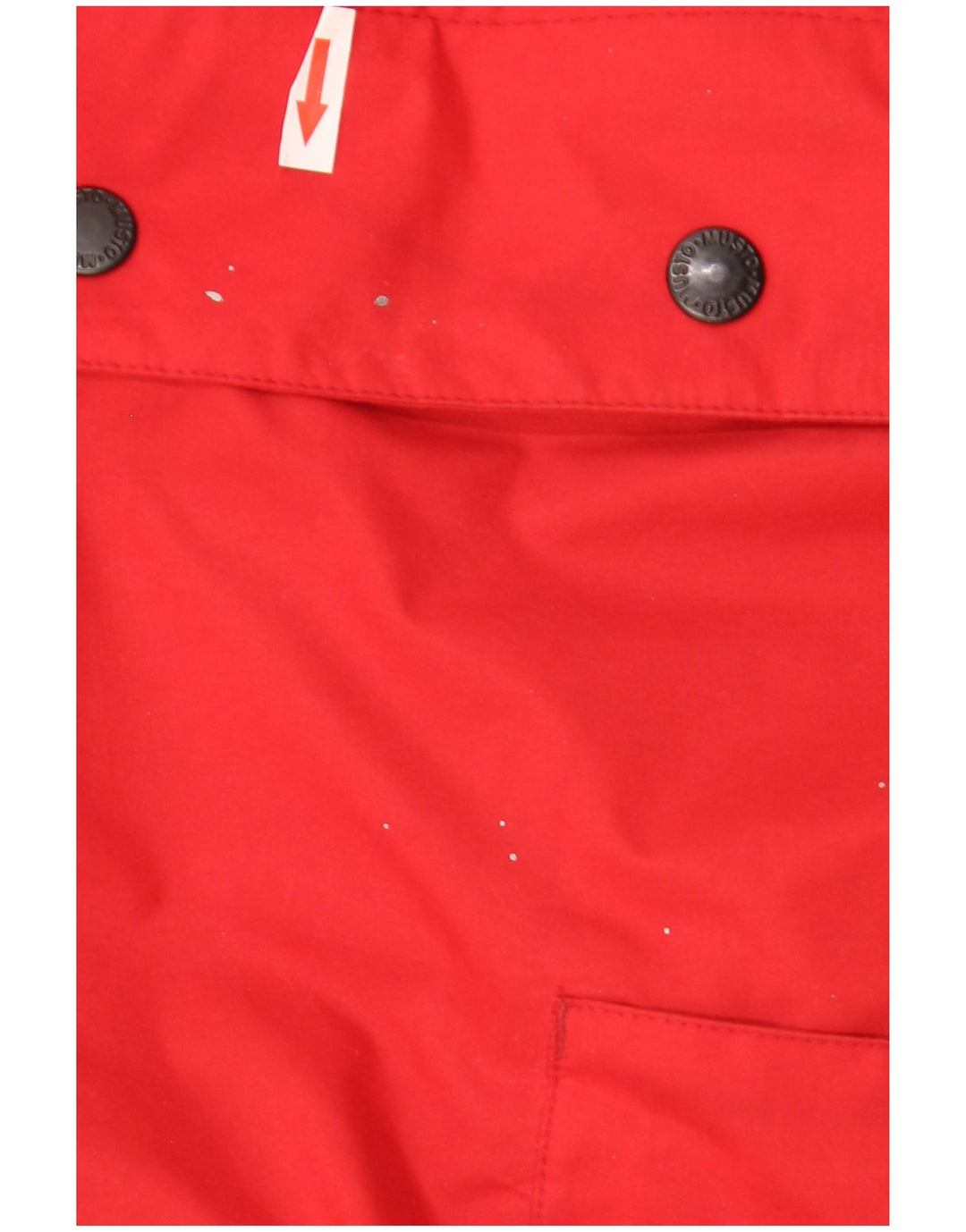 Musto Mens Hooded Windbreaker Jacket UK 36 Small Red Polyester