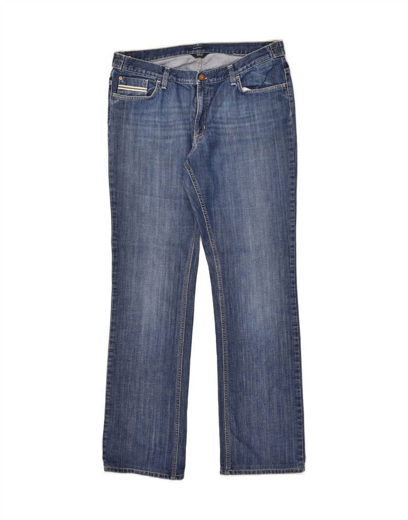 GANT Womens Regular Fit Bootcut Jeans W34 L31 Blue Cotton Vintage Gant and Second-Hand Gant from Messina Hembry 