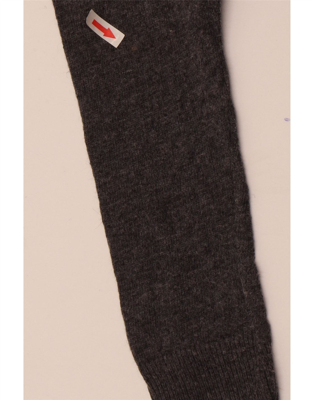 Zara Womens Crop Oversized Boat Neck Jumper Sweater UK 10 Small Grey