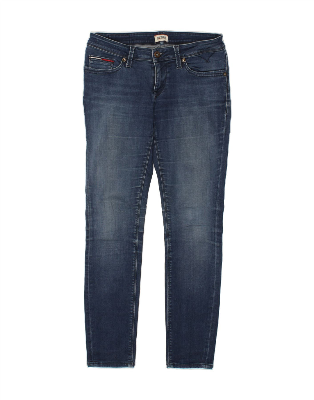 TOMMY HILFIGER Womens Skinny Jeans W27 L29 Blue Vintage Tommy Hilfiger and Second-Hand Tommy Hilfiger from Messina Hembry 