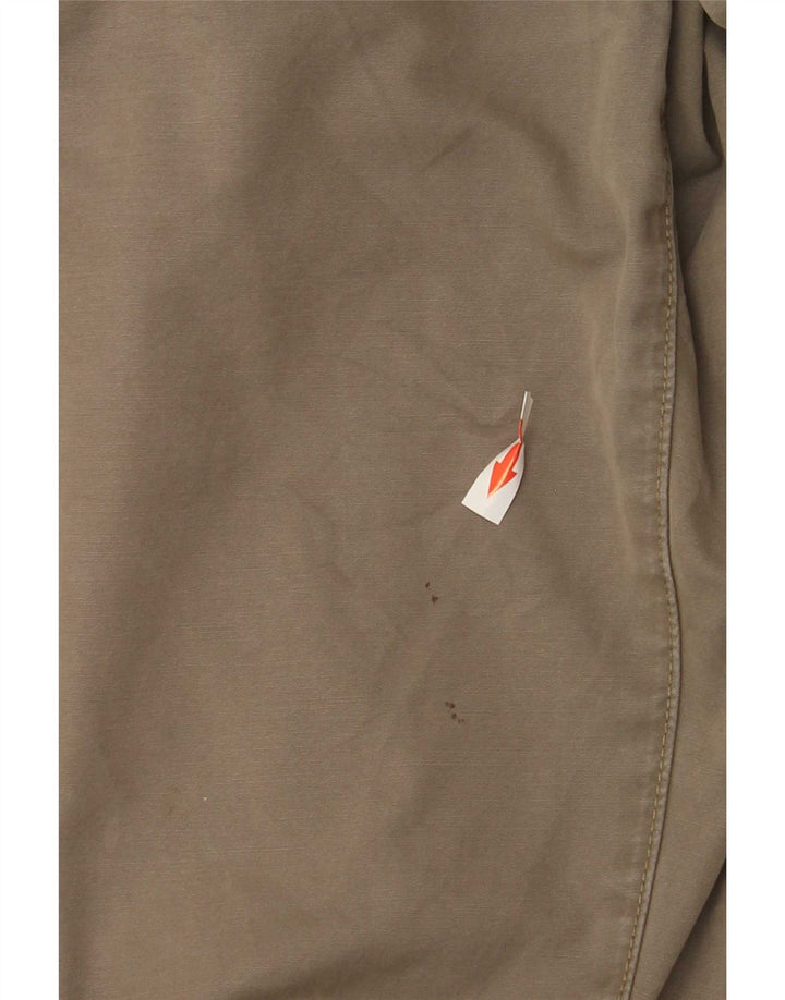 Marks & Spencer Mens Straight Cargo Trousers W34 L31 Beige Cotton