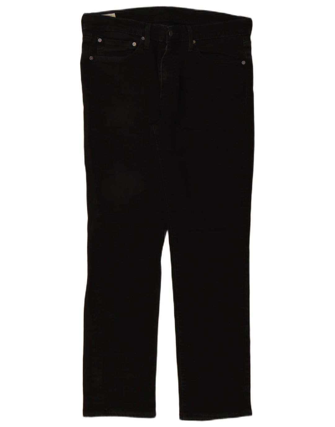 LEVI'S Mens 511 Slim Jeans W36 L32 Black Cotton