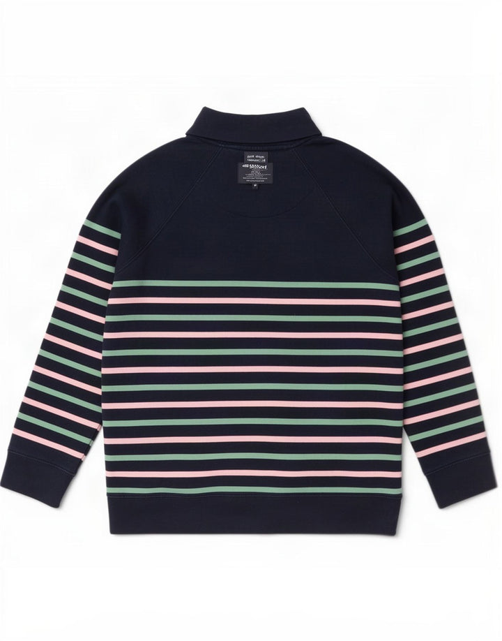Crew Clothing Womens Oversized Sweatshirt Jumper UK 8 Small Navy Blue