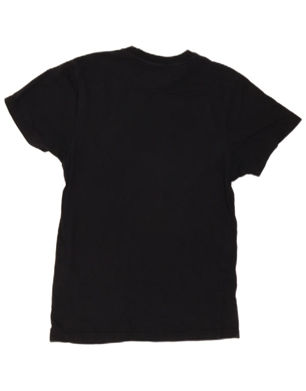 Vans Mens Custom Fit Graphic T-Shirt Top Small Black Cotton