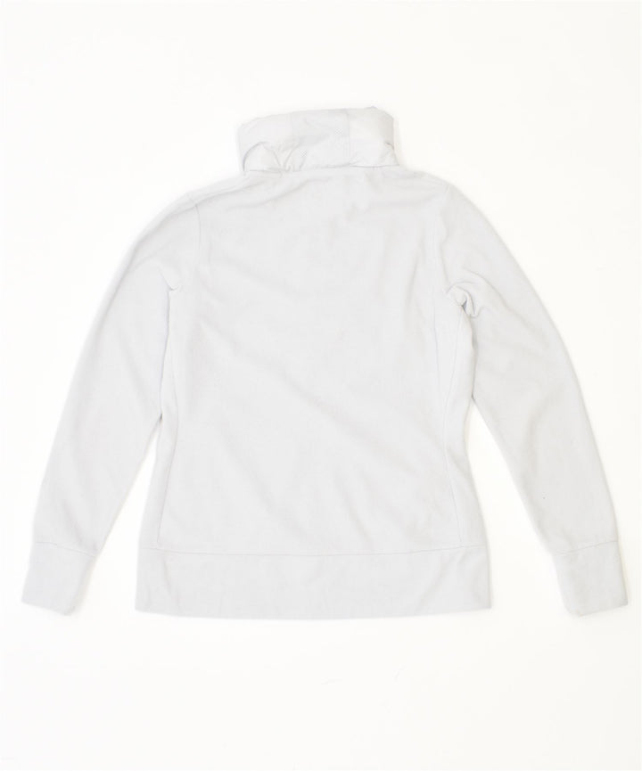 NIKE Womens Therma Fit Fleece Jacket UK 14 Large Grey Polyester