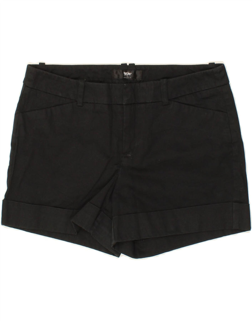 MOSSIMO Womens Stretch Casual Shorts US 4 Small W27 Black Cotton Vintage Mossimo and Second-Hand Mossimo from Messina Hembry 